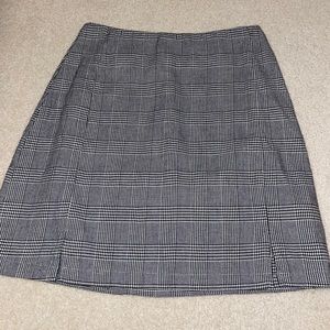 brandy melville black white and grey cara skirt